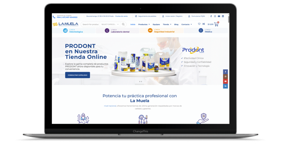 mockup lamuela.com.co