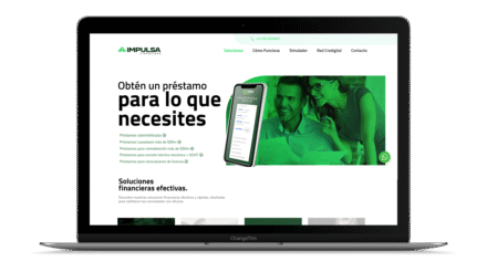 mockup web impulsa