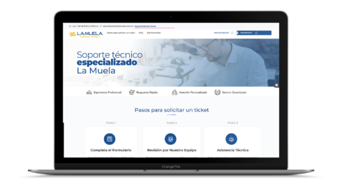 mockup web - soporte tecnico