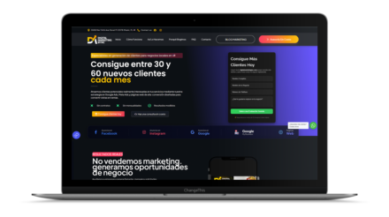mockup web - digital marcketing mc