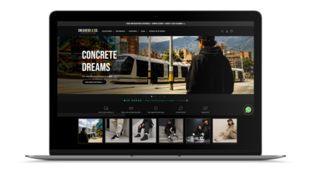 mockup web sneakers and co